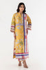 Stitched Mustard Digital Printed 2 Piece Suit