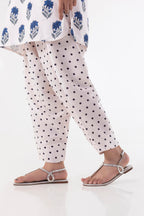 Stitched Kids Polka Dotted Dyed Shalwar