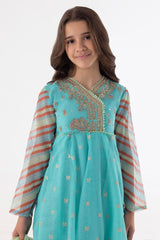 Stitched Kids Striped Shirt + Plazo + Dupatta