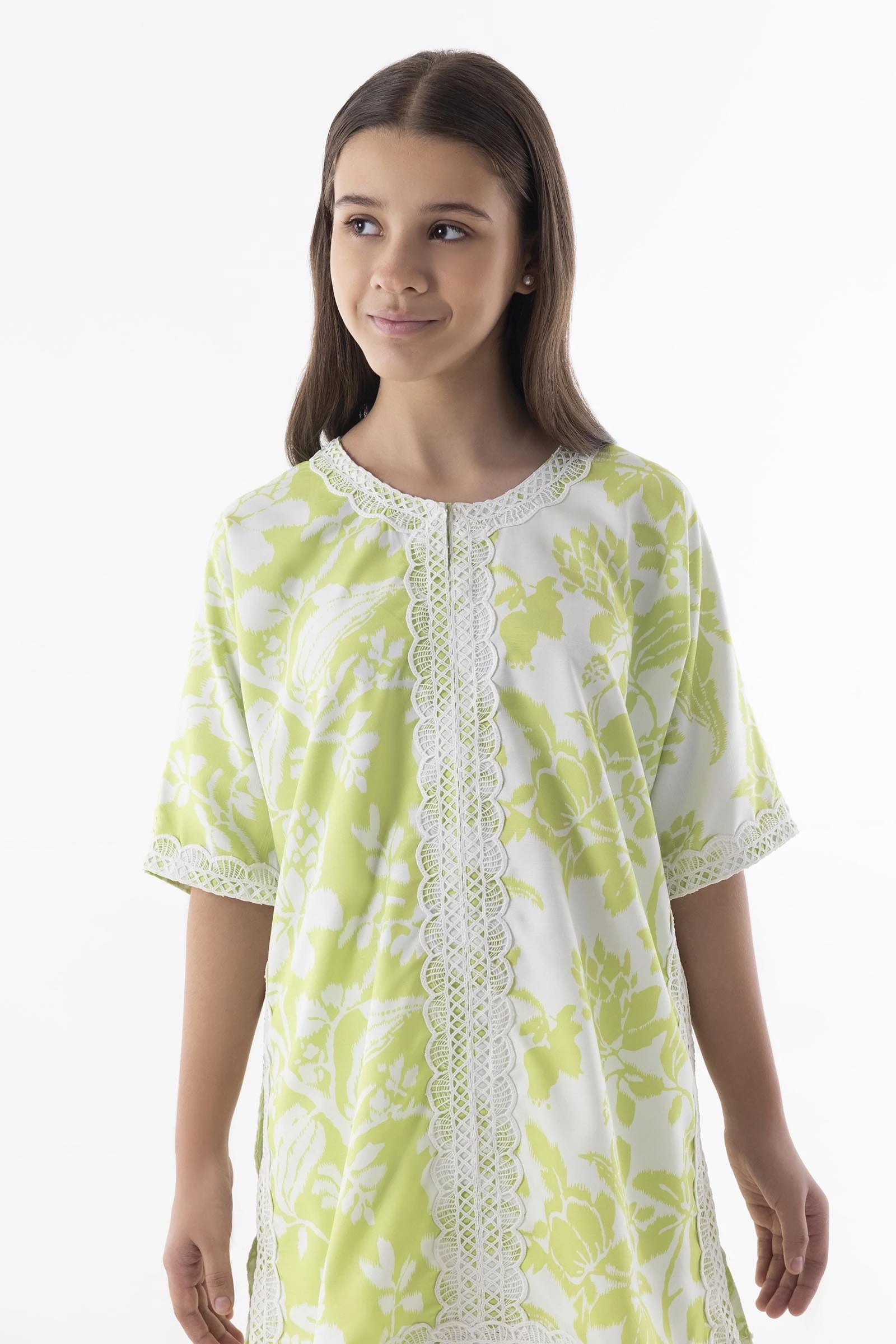 Stitched Kids Baggy Printed Shirt + Shalwar Main image