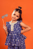 Stitched Kids Blue Shirt + Bottom