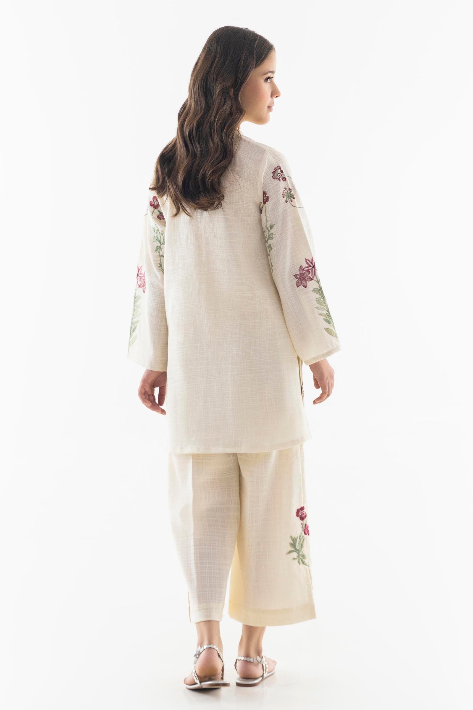 Stitched Kids Floral Basic Shirt + Culotte Secondary image