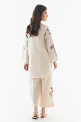 Stitched Kids Floral Basic Shirt + Culotte