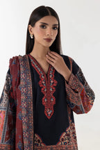 Stitched Multi Printed Shirt + Dupatta