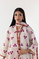 Stitched Multi Printed Shirt + Culotte +Dupatta