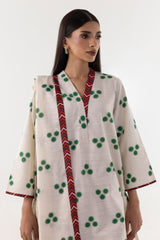Stitched Multi Printed Shirt + Culotte +Dupatta