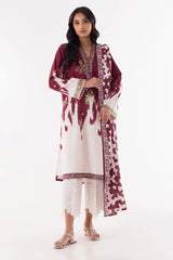 Stitched Multi Printed Shirt + Dupatta