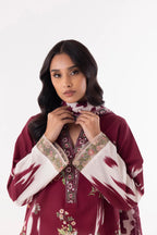Stitched Multi Printed Shirt + Dupatta