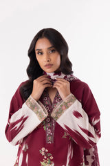 Stitched Multi Printed Shirt + Dupatta