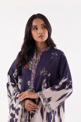 Stitched Multi Printed Shirt + Dupatta