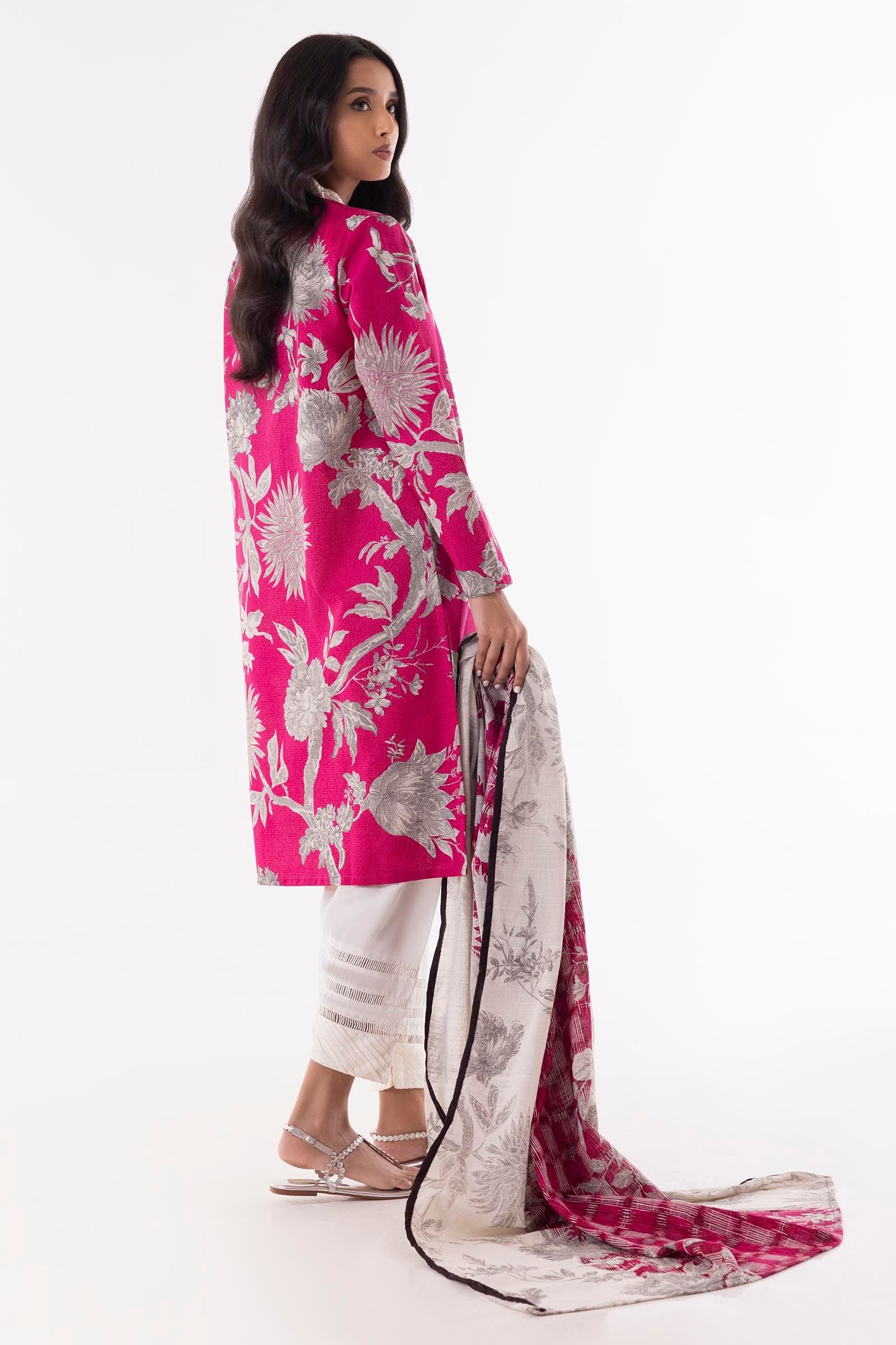 Stitched Multi Printed Shirt + Dupatta Secondary image