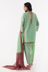 Stitched Multi Printed Shirt + Shalwar + Dupatta