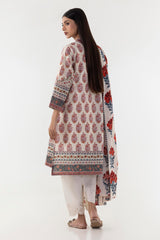 Stitched Multi Printed Shirt + Dupatta
