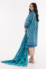 Stitched Multi Printed Shirt + Dupatta