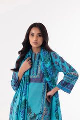 Stitched Multi Printed Shirt + Dupatta