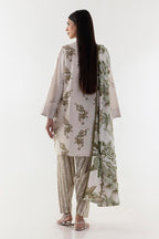 Stitched Multi Printed Shirt + Culotte + Dupatta