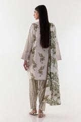 Stitched Multi Printed Shirt + Culotte + Dupatta