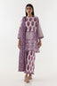 Stitched Multi Printed Shirt + Culotte +Dupatta