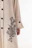 Stitched Beige Embroidered Shirt