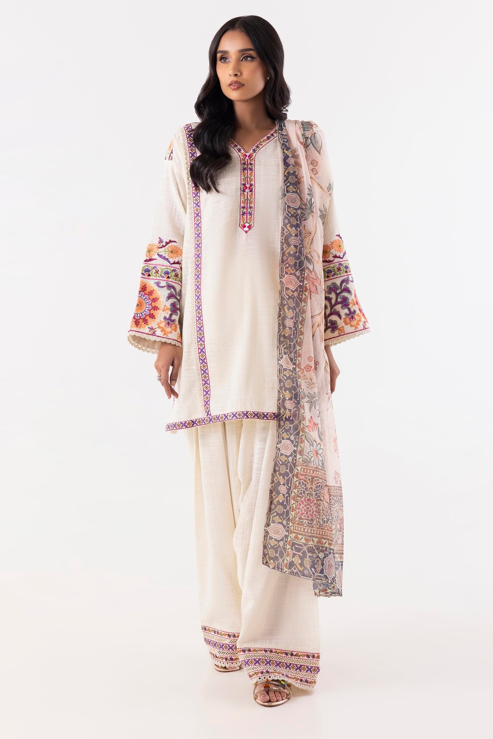 Multi Printed Shawl