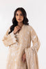 Stitched Beige Emboidered Shirt