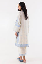 Stitched Cream Embroidered Shirt