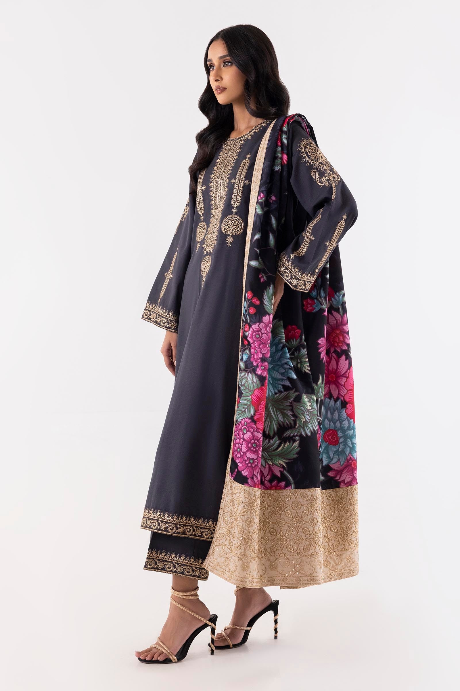Multi Jacquard Shawl Main image