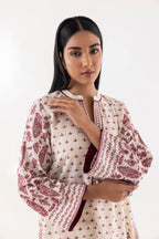 Stitched Basic Slub Embroidered Shirt