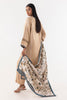 Stitched Beige Basic Printed Suit
