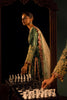 Stitched Green Embroidered Shirt + Gharara + Dupatta