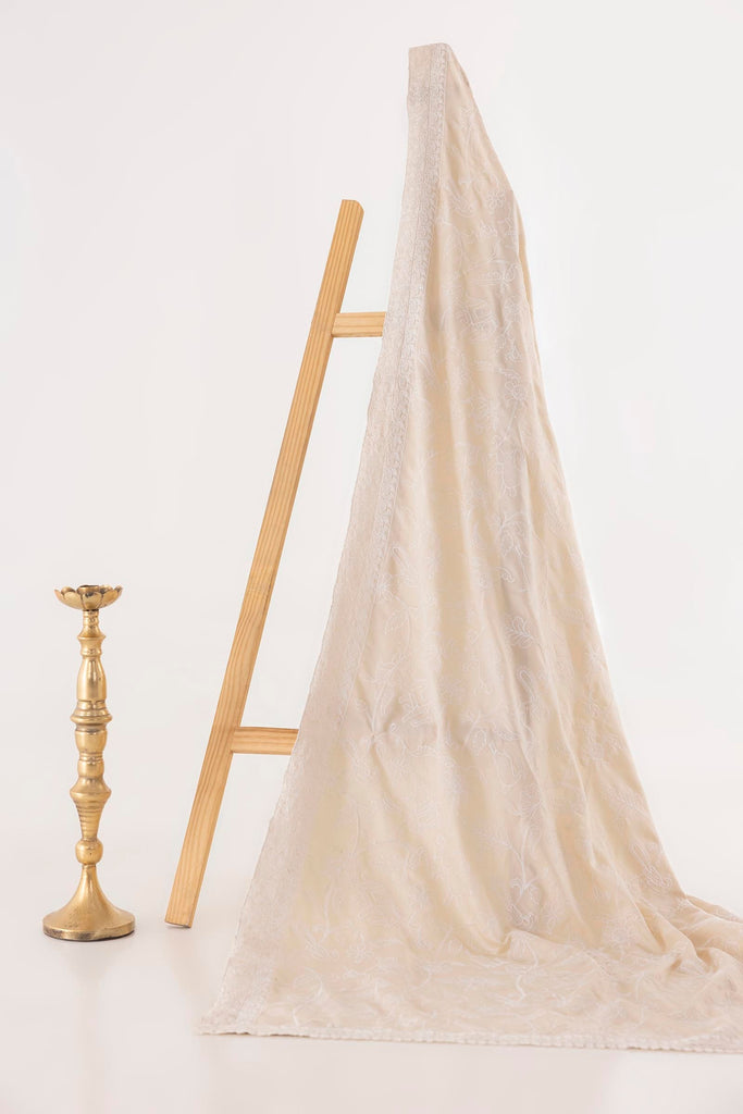 Cream Embriodered Shawl