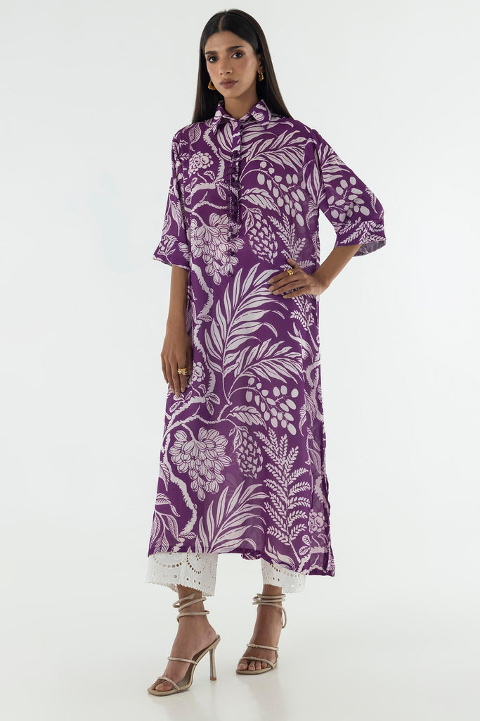 Stitched Basic Printed Shirt