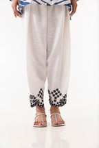 Stitched Jacquard Shalwar