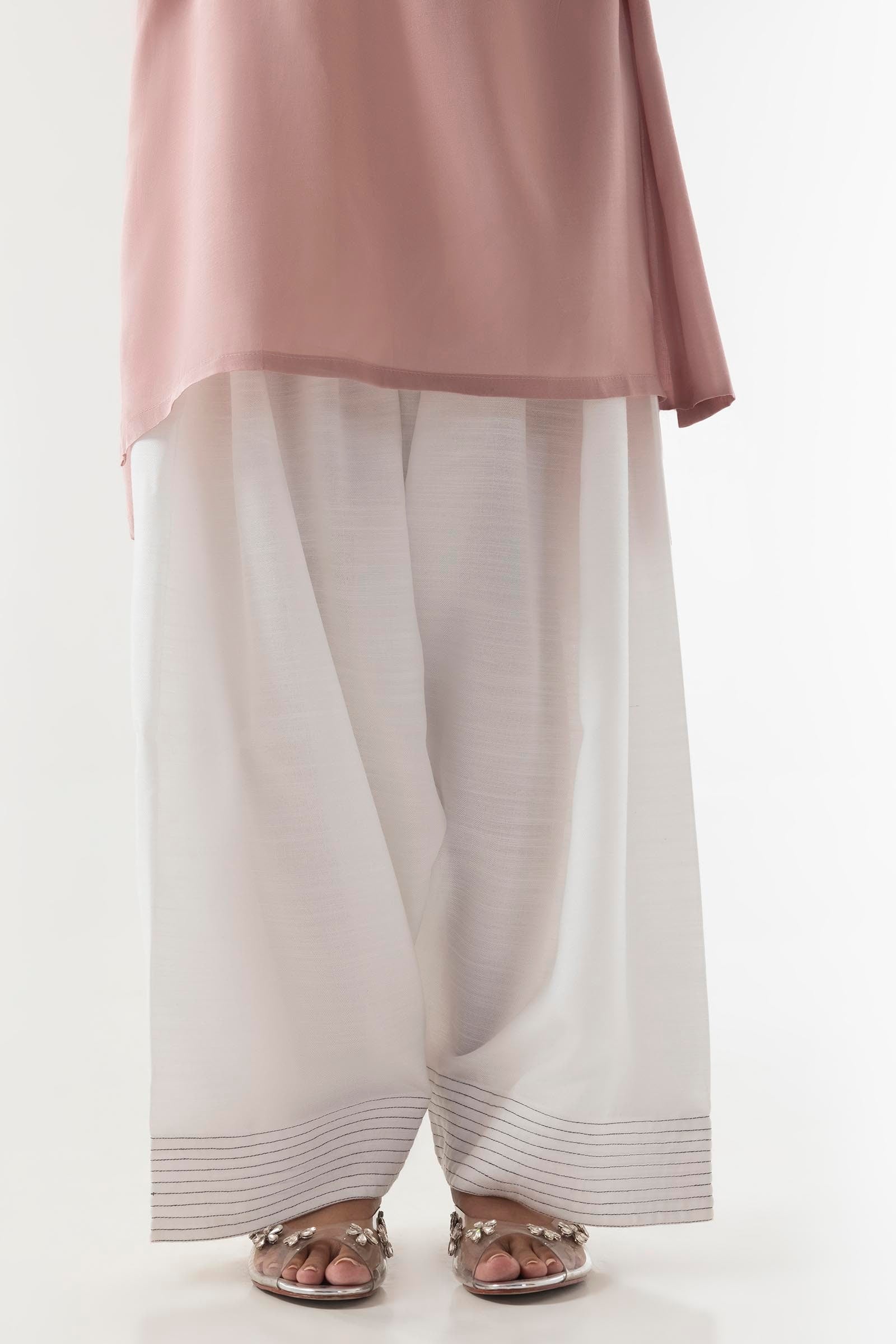 Stitched Cream Shalwar Main image