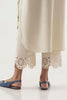 Stitched Beige Embriodered Culotte
