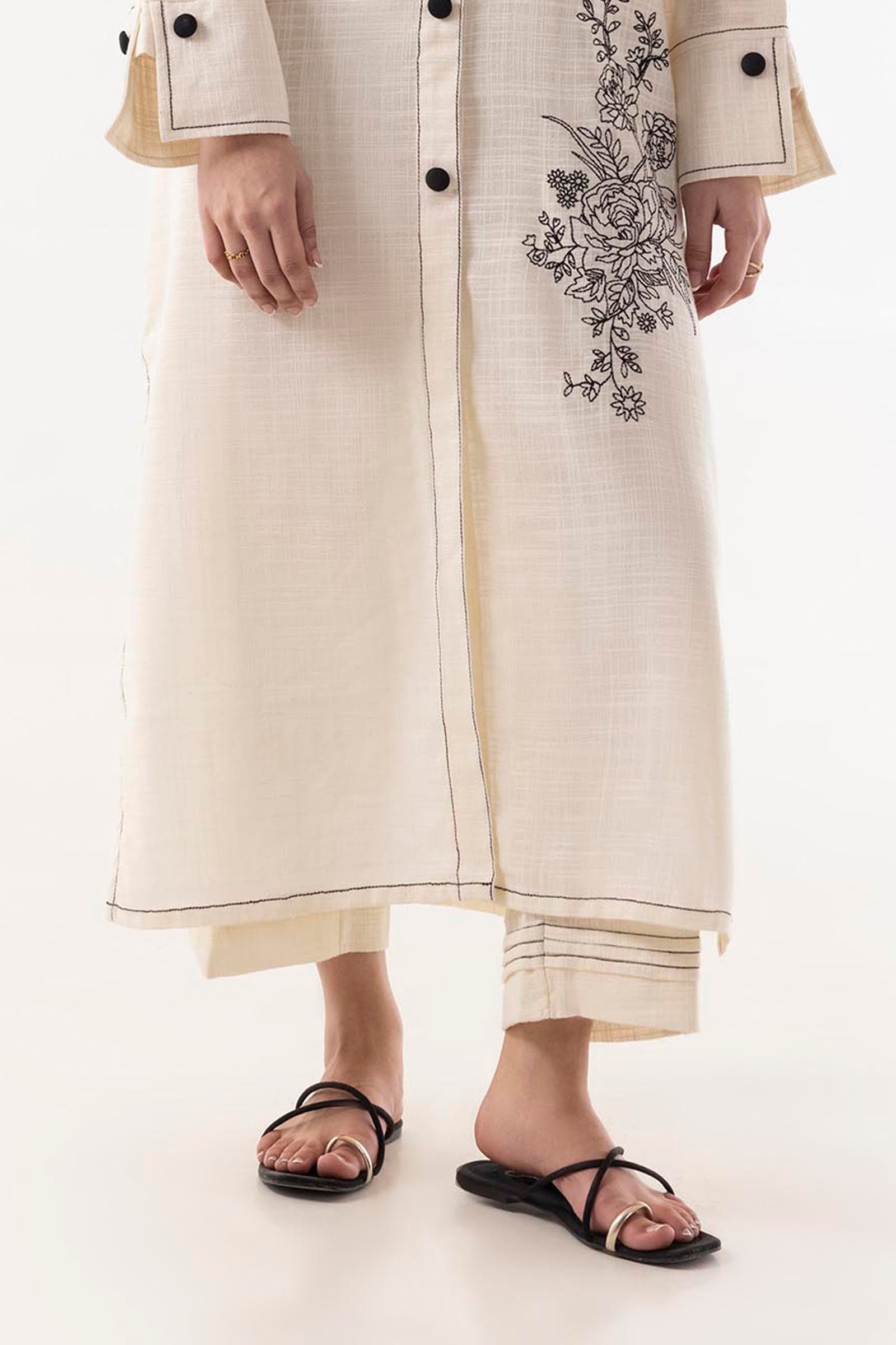 Stitched Printed Culotte Main image