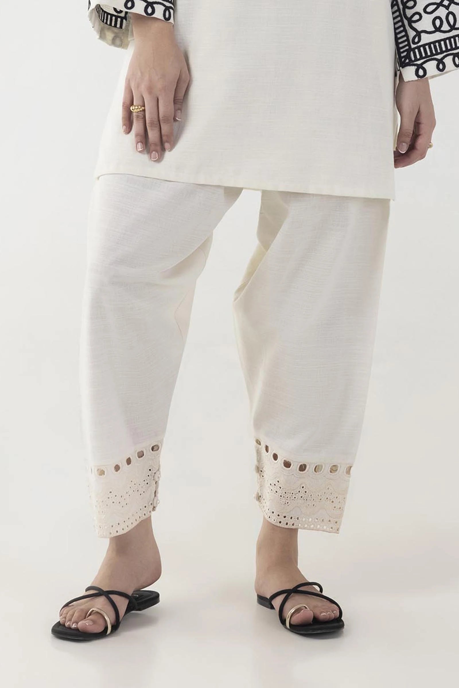 Stitched Embroidered Shalwar Main image
