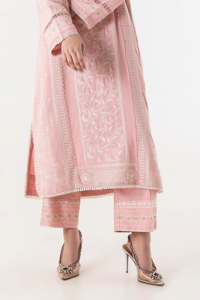Stitched Slub Embroidered Culotte