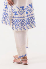 Stitched Embroidered Skinny Shalwar