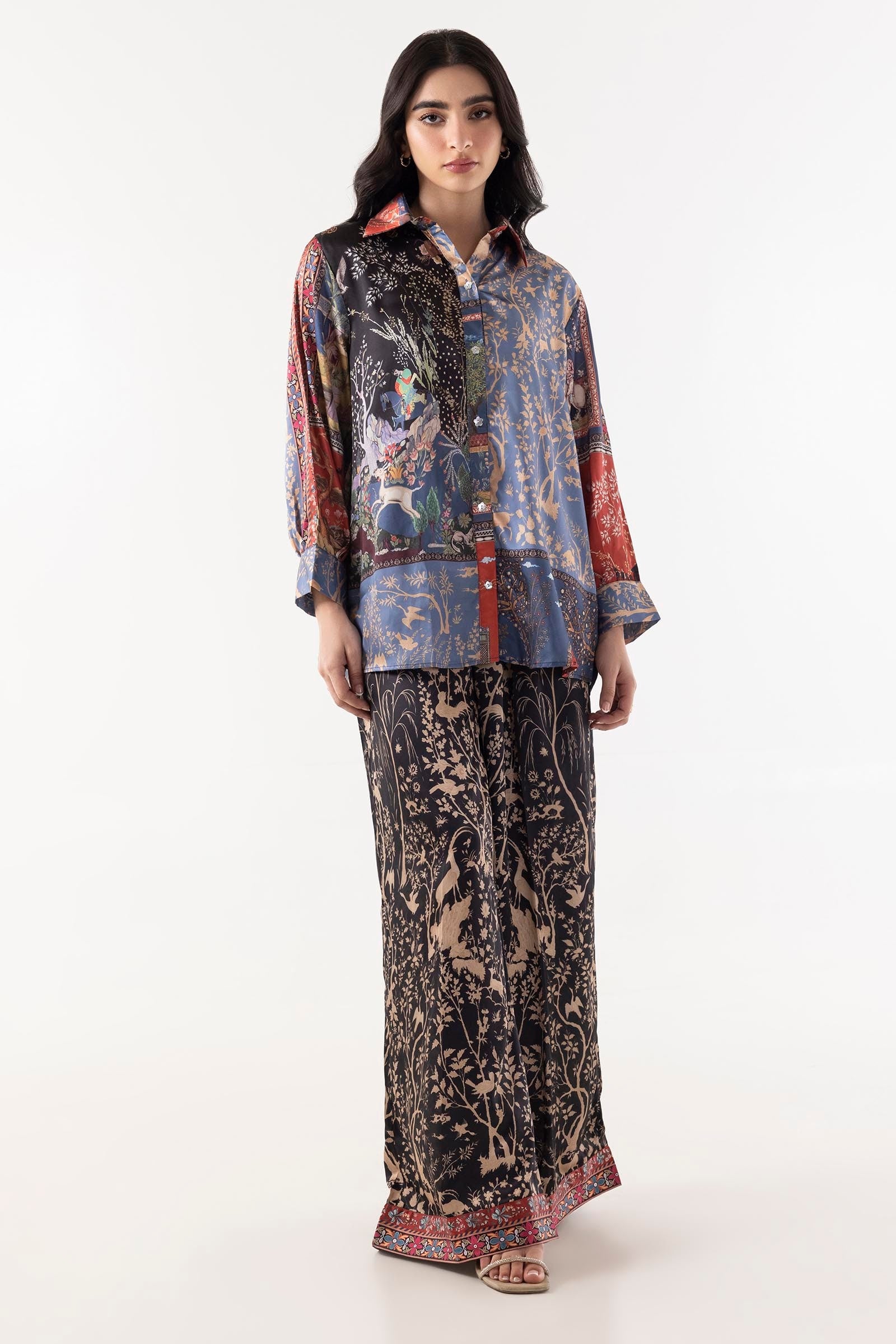Stitched Basic Printed Shirt Secondary image