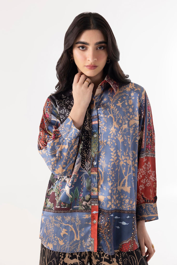 Stitched Basic Printed Shirt