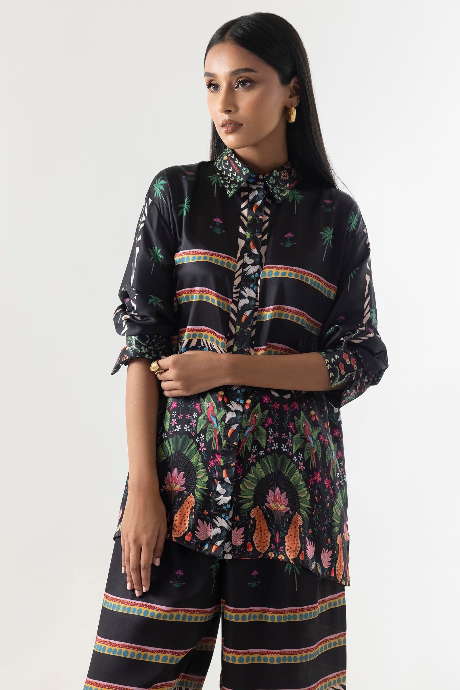 Stitched Basic Printed Shirt Main image