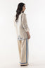 Stitched Cream Printed Co-ord