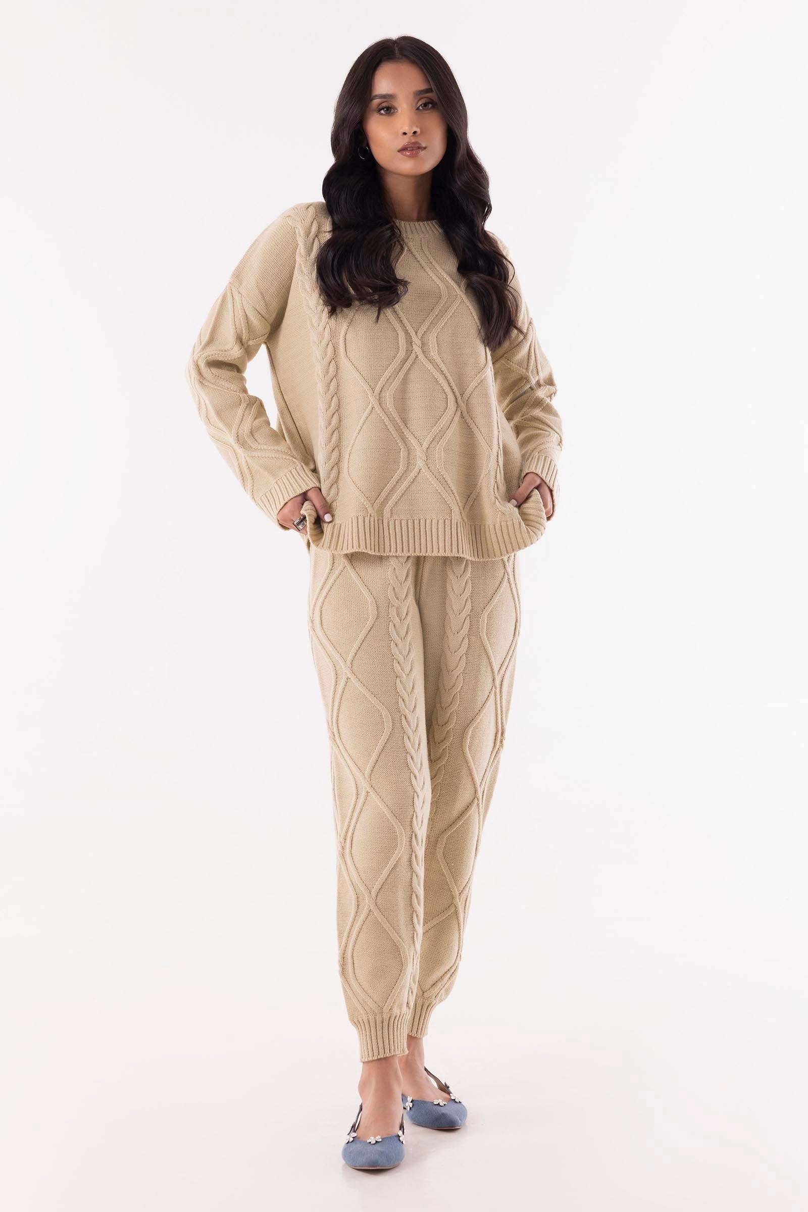 Stitched Dyed Sweater Co-ord Main image