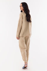 Stitched Dyed Sweater Co-ord