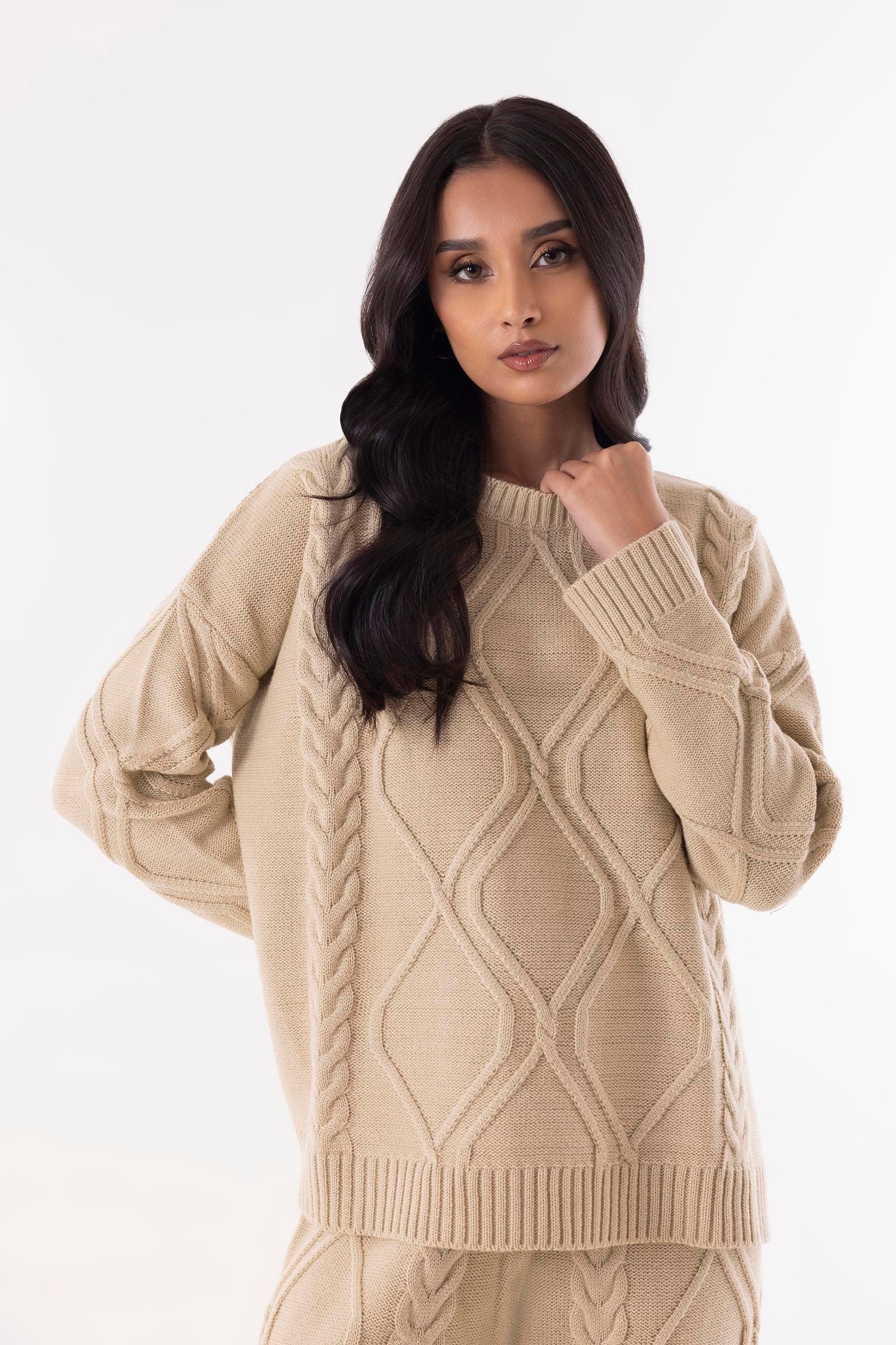 Stitched Dyed Sweater Co-ord Secondary image