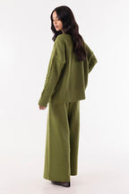 Stitched Dyed Sweater Co-ord