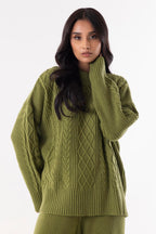 Stitched Dyed Sweater Co-ord