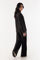 Stitched Grey Sweater Co-ord