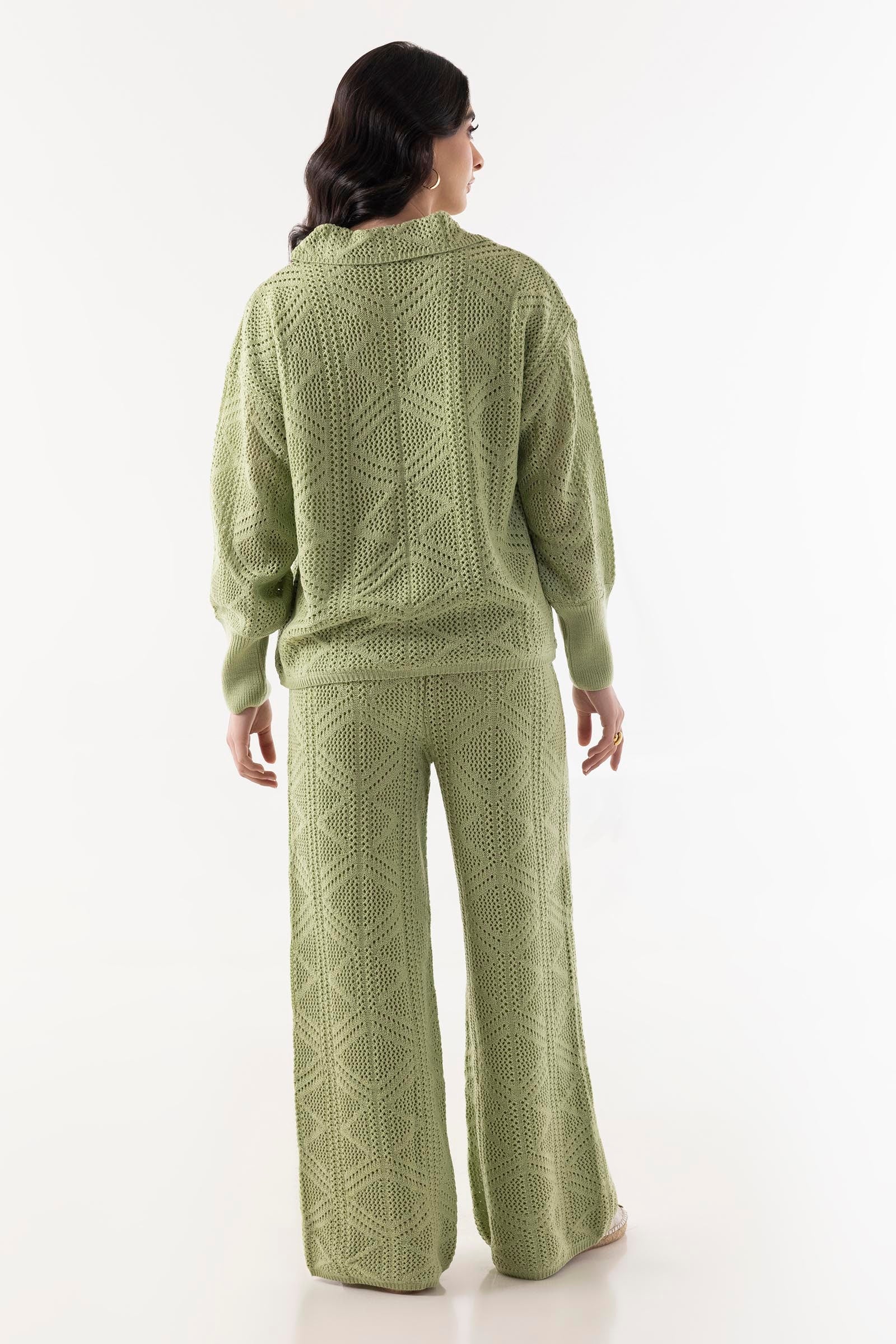 Stitched Knitted Sweater Co-ord – Sana Safinaz